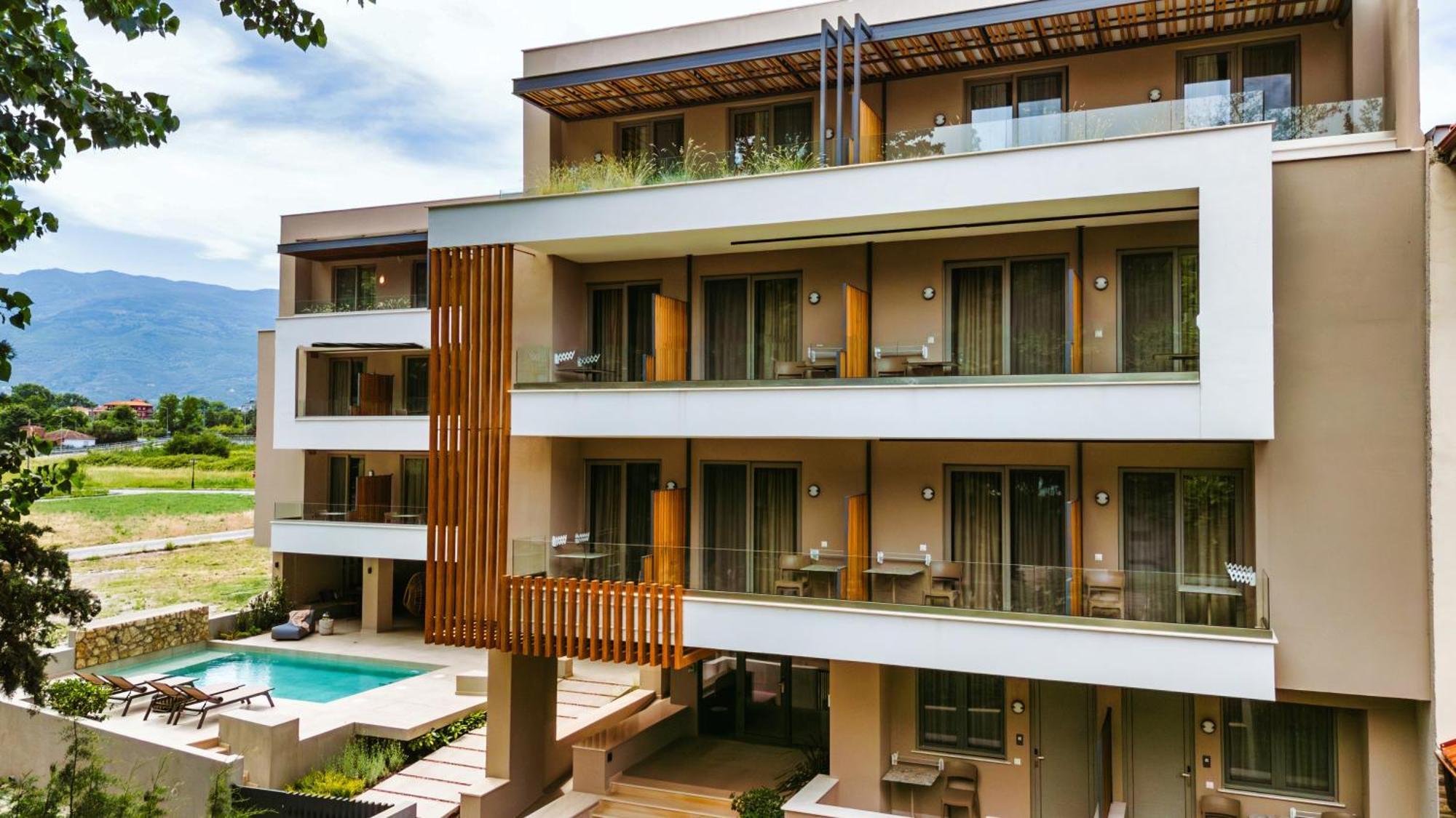 Funtuki Seaside Apartments Leptokarya  Bagian luar foto